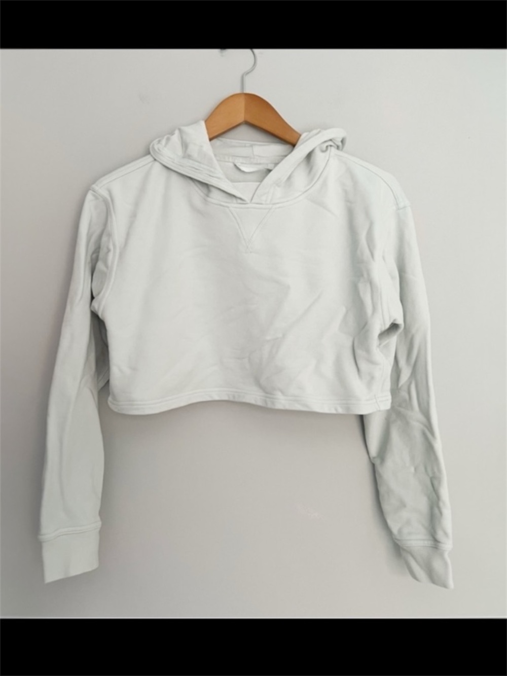 Lululemon All Yours Cropped Hoodie Ocean Air Size 4